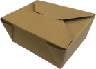 Papírová krabička fast food 2000 ml, 21,5 x 15,5 x 6,5 cm, 50 ks