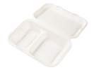 Menu box EKO cukrová třtina 2-dílný 251 x 166 x 63 mm, 50 ks
