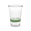 Průhledný PLA kelímek s logem, 400 ml, Ø 9,6 cm, 250 ks