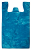 Mikrotenová taška 15 kg, 36+20 x 70 cm 100 ks, modrá