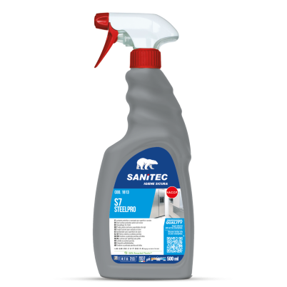 SANITEC S7 STEELPRO na ocel a nerez, 500 ml