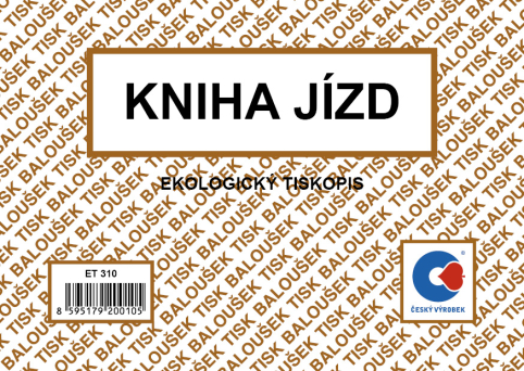 Kniha jízd A6,maxi/fir.a sou.voz.,obou ET310